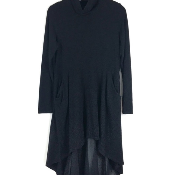 Soft Surroundings Crescent Oversized Sweater Tunic Cowl Mock Neck - Picture 6 of 8